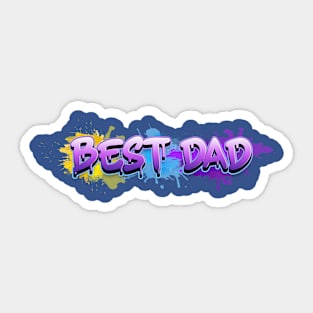 BEST DAD Sticker